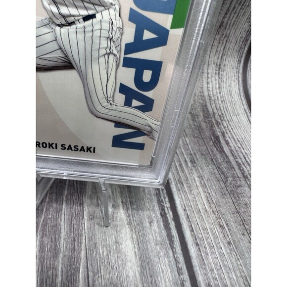 2023 TOPPS BASEBALL JPN ED WBC JPN NAT TEAM #WBC13 ROKI SASAKI PSA 9 Mint - Picture 8 of 8